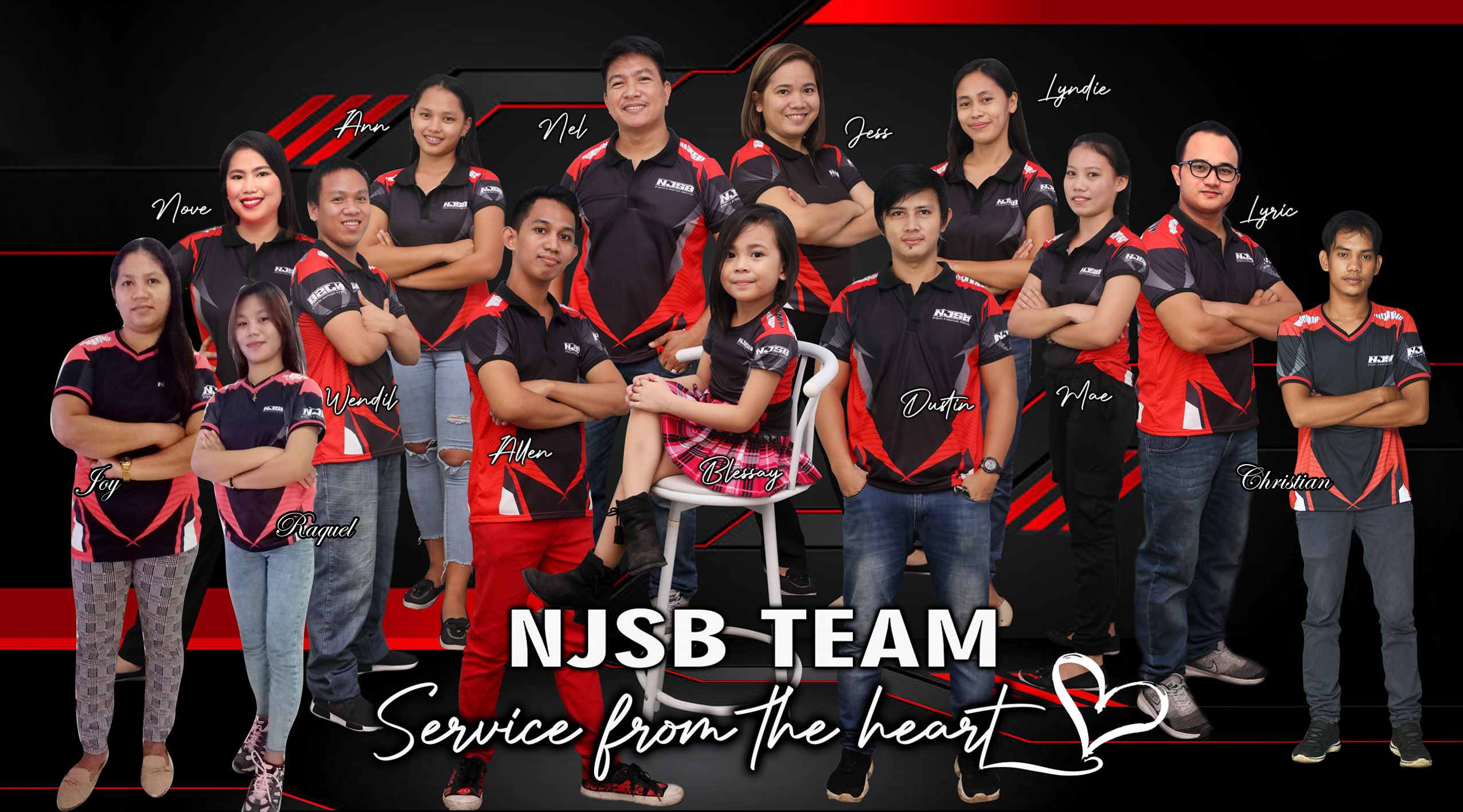 NJSB Interns and Team at Work